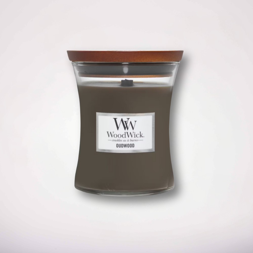 נר WOODWICK שעון חול