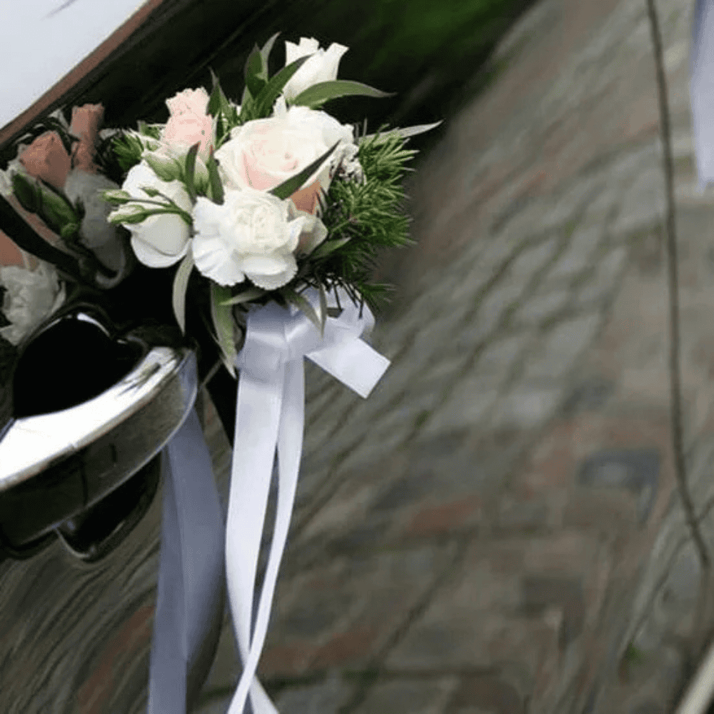 קישוטי חתונה לרכב