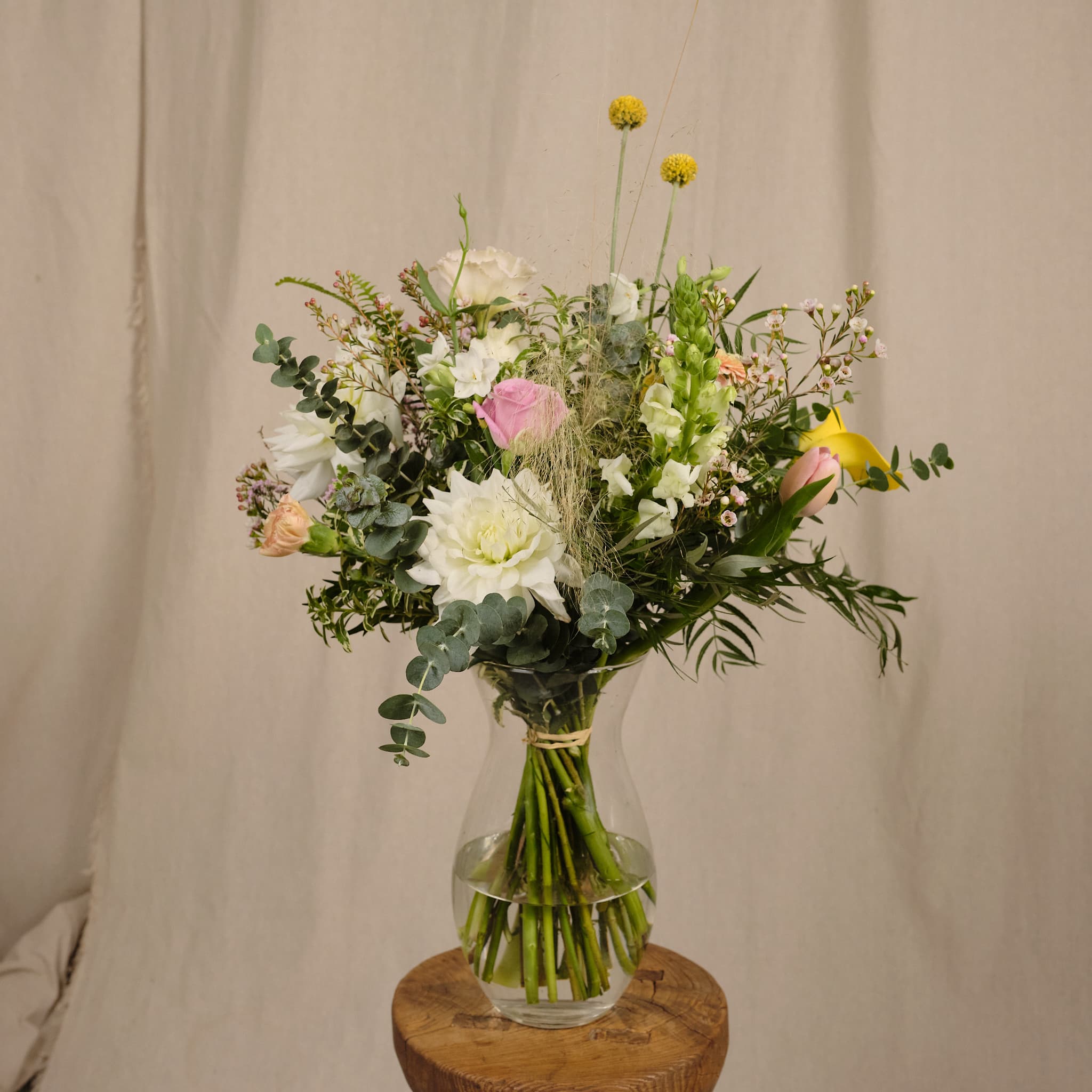 Clear Funnel Vase – תמונה 2