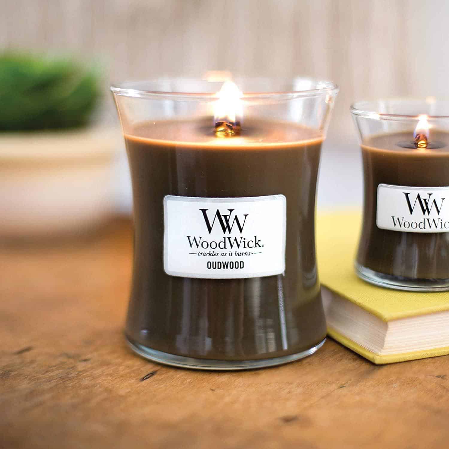 נר WOODWICK שעון חול – תמונה 3