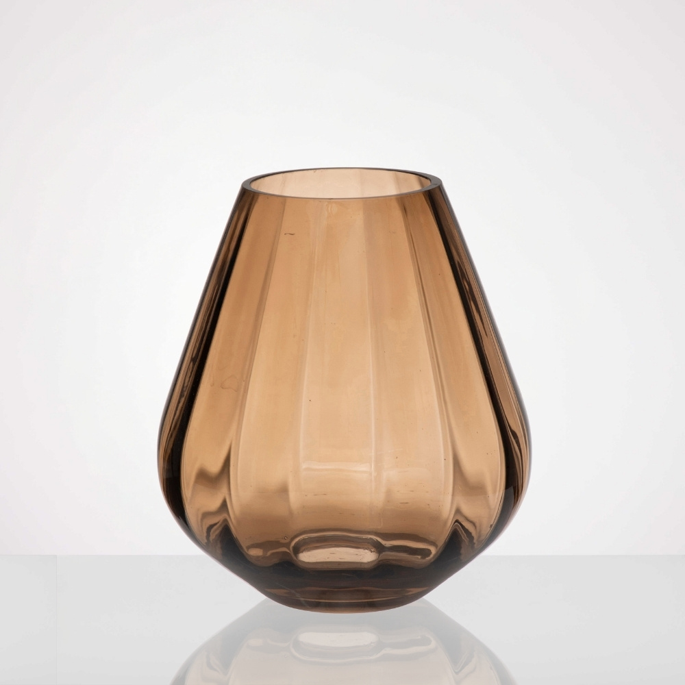 Brown Line Vase